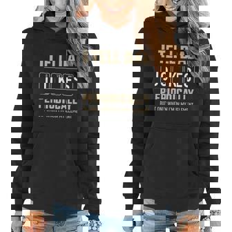Funny Dad Jokes Periodically In Element For Fathers Day Gift Women Hoodie - Thegiftio