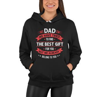 Funny Fathers Day Meaningful Gift Dad From Daughter Son Wife For Daddy Gift Women Hoodie - Monsterry AU
