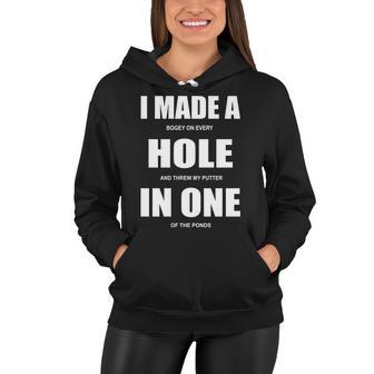 Funny Golf Hole In One Tshirt Women Hoodie - Monsterry AU