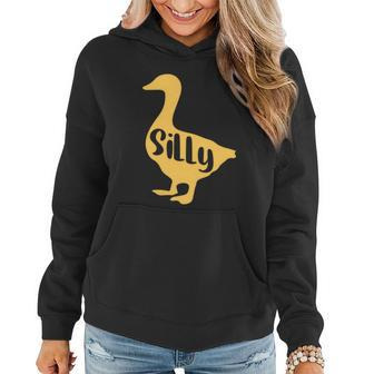 Funny Goose Designs For Kids Canadian Whisperer Silly Bird Gift Graphic Design Printed Casual Daily Basic Women Hoodie - Thegiftio UK