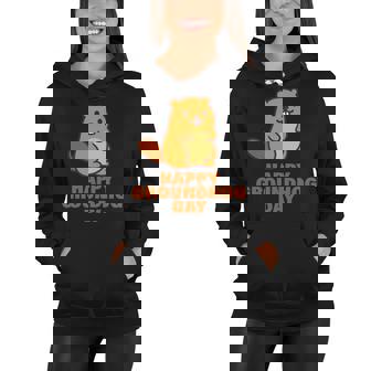 Funny Happy Groundhog Day V2 Women Hoodie - Thegiftio