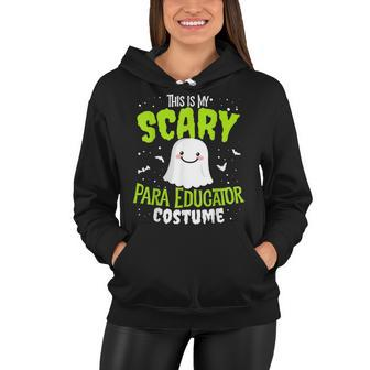 Funny Para Educator Halloween School Nothing Scares Easy Costume Women Hoodie - Seseable