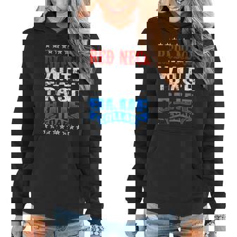 Funny Redneck White Trash Blue Collar Red Neck Women Hoodie Graphic Print Hooded Sweatshirt - Thegiftio