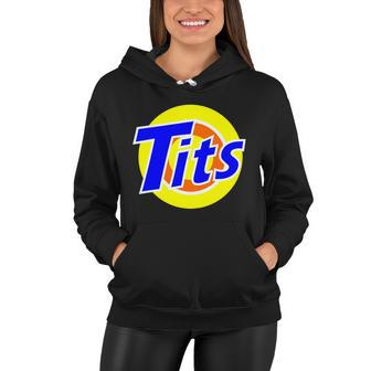 Funny Tits Logo Women Hoodie - Monsterry