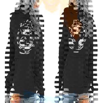 Game Day Sports Parent Soccer Mom Women Hoodie Graphic Print Hooded Sweatshirt - Thegiftio