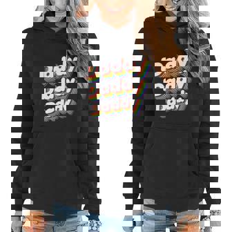 Gay Dad Lgbtq Rainbow Pride Month Graphic Design Printed Casual Daily Basic Women Hoodie - Thegiftio