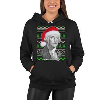 George Washington Ugly Christmas Sweater Tshirt Women Hoodie - Monsterry