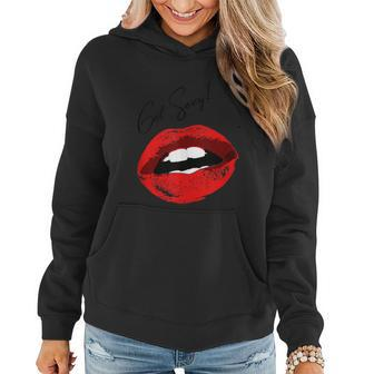 Get Sexy Red Lipstick Lips Sexy Graphic Picture Graphic Design Printed Casual Daily Basic Women Hoodie - Thegiftio UK