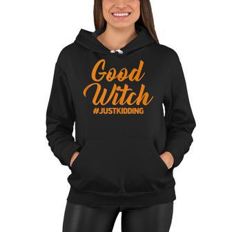Good Witch Funny Halloween Matching Good Witch Women Hoodie - Seseable
