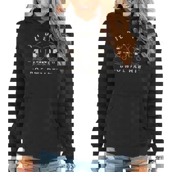 Halloween Bachelorette Party Spooky Bride Or Die V2 Women Hoodie Graphic Print Hooded Sweatshirt - Thegiftio