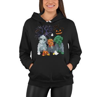 Halloween Schnoodle Dog Witch Schnoodle Dog Lovers Women Hoodie - Seseable