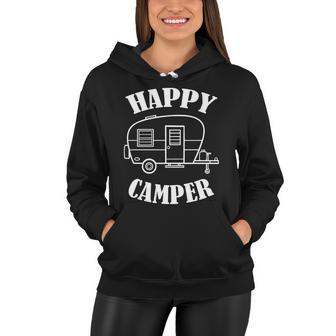 Happy Camper Trailer Women Hoodie - Monsterry AU