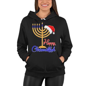 Happy Chrismukkah Christmas Hanukkah Tshirt Women Hoodie - Monsterry UK