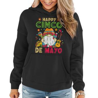 Happy Cinco De Mayo Mexican Gnome Cinco De Mayo Women Hoodie Graphic Print Hooded Sweatshirt - Thegiftio UK