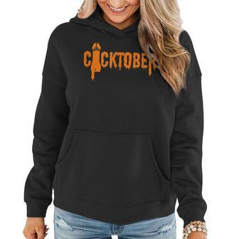Happy Cocktober Funny Halloween Sayings Womens Tees Tops 9 Women Hoodie Graphic Print Hooded Sweatshirt - Thegiftio UK