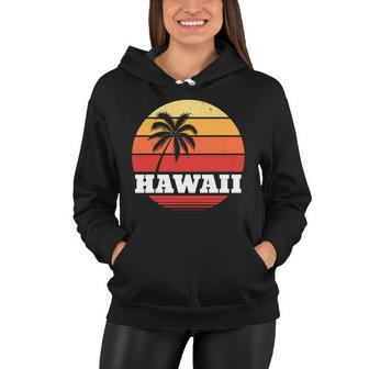 Hawaii Retro Sun Tshirt V2 Women Hoodie - Monsterry AU