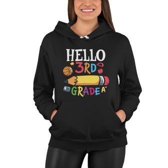 Hello 3Rd Grade Pencil Back To School V2 Women Hoodie - Monsterry UK