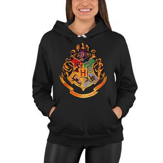 Hogwarts School Emblem Women Hoodie - Monsterry