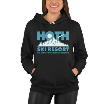 Hoth Ski Resort The Galaxys Winter Wonderland Tshirt Women Hoodie - Monsterry
