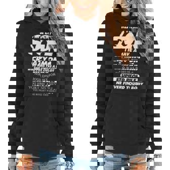 I Am A Lucky Son I Have A Crazy Mom Women Hoodie - Thegiftio UK