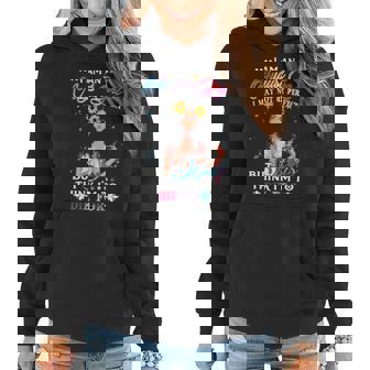 I Am An August Girl I May Not Be Perfect Birthday Women Hoodie - Thegiftio