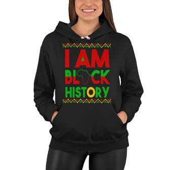 I Am Black History V2 Women Hoodie - Monsterry
