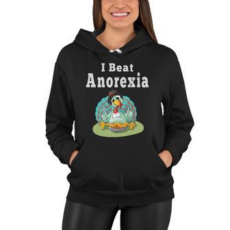 I Beat Anorexia Tshirt Women Hoodie - Monsterry UK
