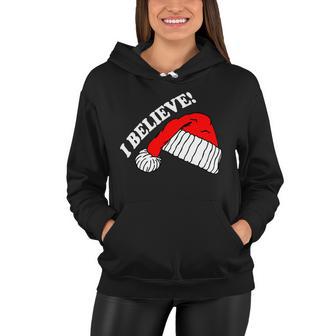 I Believe In Santa Claus Christmas Tshirt Women Hoodie - Monsterry DE