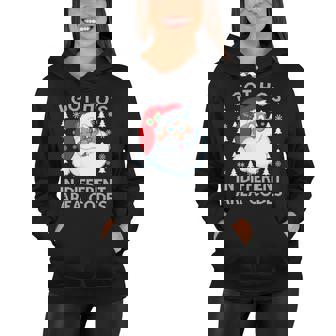 I Got Hos In Different Aera Codes Santa Claus Ugly Christmas Women Hoodie - Thegiftio