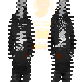 I Just Really Like Foxes Ok V2 Women Hoodie - Thegiftio UK