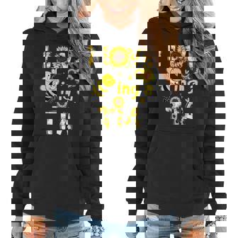 I Love Being A Tia Sunflower Bee Mothers Day Women Hoodie Graphic Print Hooded Sweatshirt - Thegiftio UK