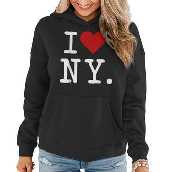 I Love New York I Heart Love Ny New York V2 Women Hoodie Graphic Print Hooded Sweatshirt - Thegiftio UK