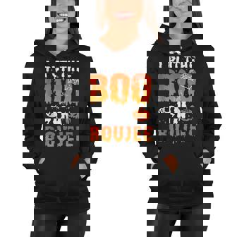 I Put The Boo In Boujee Halloween Night Women Hoodie | Seseable UK