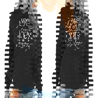 I Speak My Mind Because It Hurts To Bite My Tongue V2 Women Hoodie Graphic Print Hooded Sweatshirt - Thegiftio
