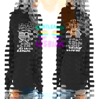 I Want To Be A Gentleman In A Lesbian Relationship Cute Gift Graphic Design Printed Casual Daily Basic Women Hoodie - Thegiftio UK