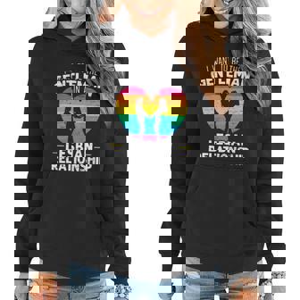 I Want To Be A Gentleman In A Lesbian Relationship Meaningful Gift Graphic Design Printed Casual Daily Basic Women Hoodie - Thegiftio UK