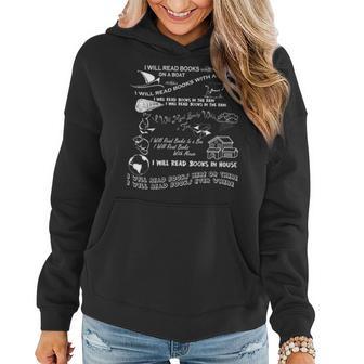 I Will Read Books On A Boat I Will Read Books Women Hoodie - Thegiftio UK