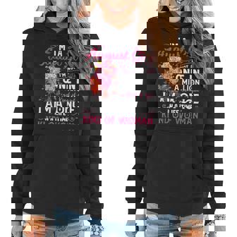 Im A August Girl Afro Black Women Queen Leo Virgo Birthday Women Hoodie - Thegiftio