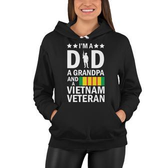 Im A Dad A Grandpa And A Vietnam Veteran Tshirt Women Hoodie - Monsterry