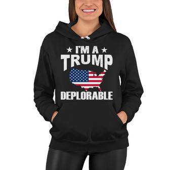 Im A Trump Deplorable Tshirt Women Hoodie - Monsterry DE