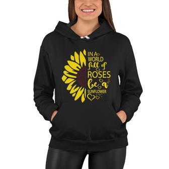 Ina World Fuff Of Roses He A Sunflower Women Hoodie - Monsterry UK