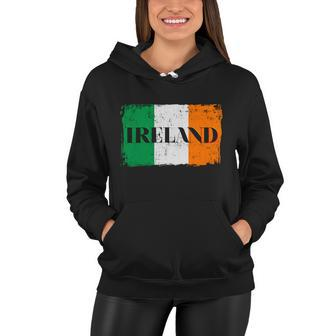 Ireland Grunge Flag Tshirt Women Hoodie - Monsterry AU