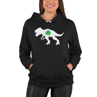 Irish Clover T-Rex Tshirt Women Hoodie - Monsterry AU