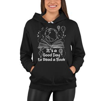 Its A Good Day To Read A Book Bookworm Book Lovers Vintage Women Hoodie - Seseable