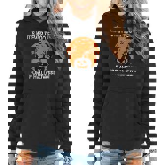 Its Never Too Early For Halloween Costumes Matching Couples Women Hoodie - Thegiftio UK
