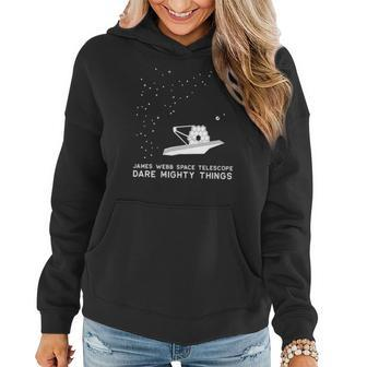 James Webb Space Telescope Inspirational Space Exploration Women Hoodie Graphic Print Hooded Sweatshirt - Thegiftio UK