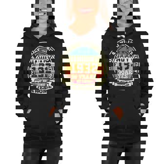 January 1932 90Th Birthday Gift 90 Years Of Being Awesome Women Hoodie - Seseable