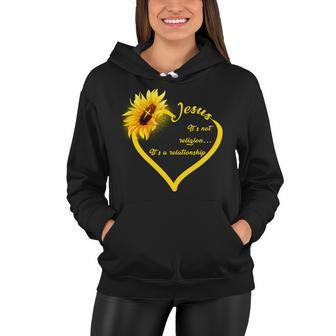 Jesus Its A Relationship Women Hoodie - Monsterry