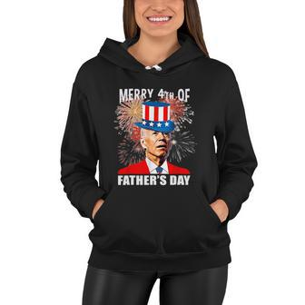 Joe Biden Merry 4Th Of Fathers Day Funny 4Th Of July Cool Gift Women Hoodie - Monsterry