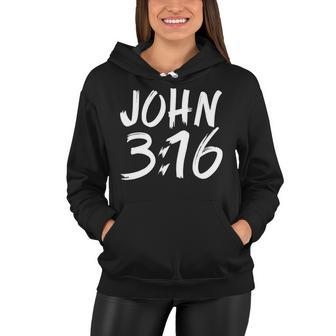 John 316 Tshirt Women Hoodie - Monsterry